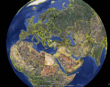 Dünya Uydu Haritası ve Uydu Görüntüleri